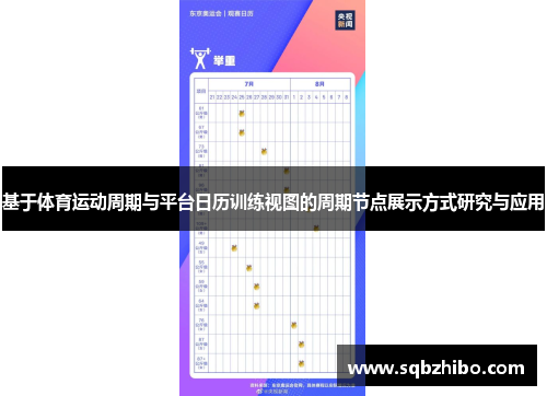 基于体育运动周期与平台日历训练视图的周期节点展示方式研究与应用